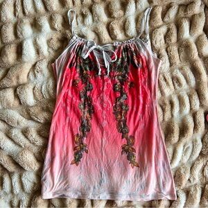 Vintage Y2K Butterfly Dropout Tank Top